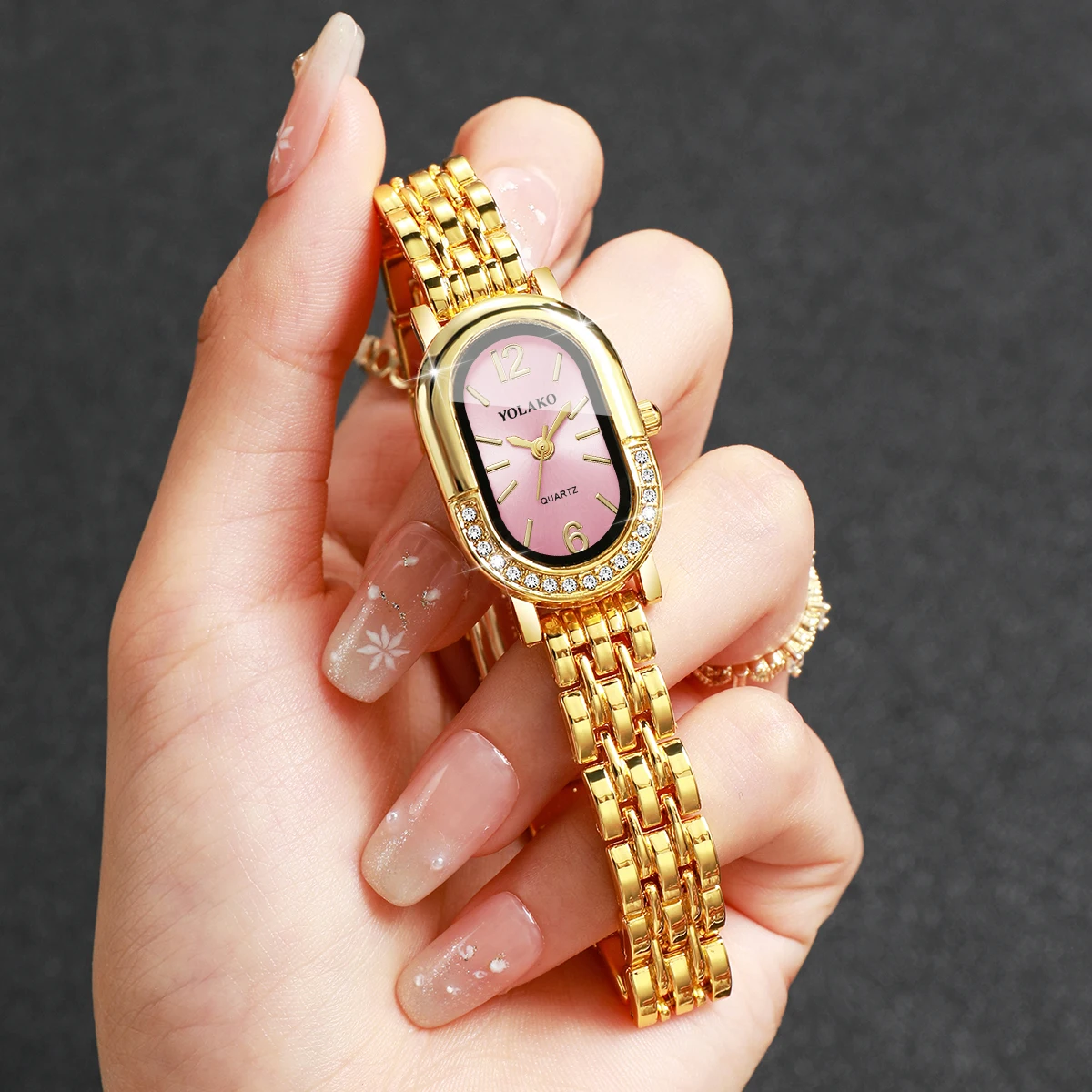 Luxury Watch Packaging Box - Luxury Rhinestone Women Quartz Watch Fashion