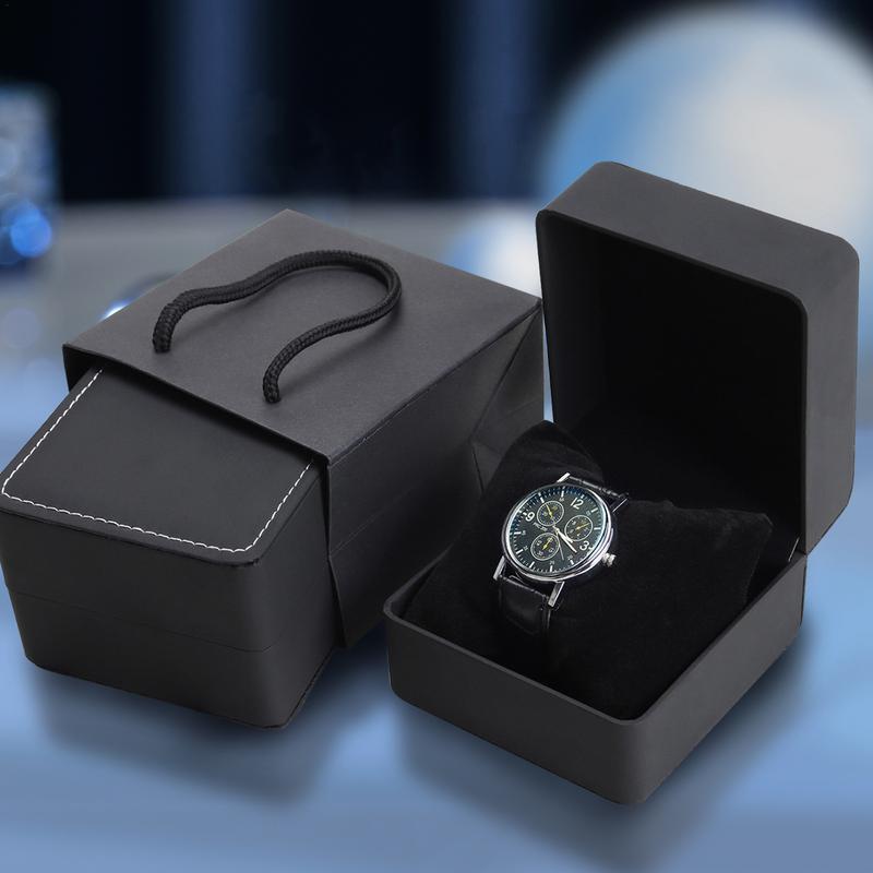 Luxury Watch Packaging Box - Luxury Leather Watch Storage Box Travel
