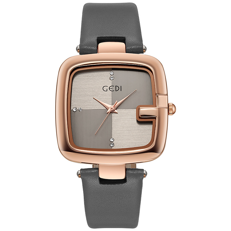 Luxury Watch Leather Strap - Fashion Gedi Top Brand Light Luxury