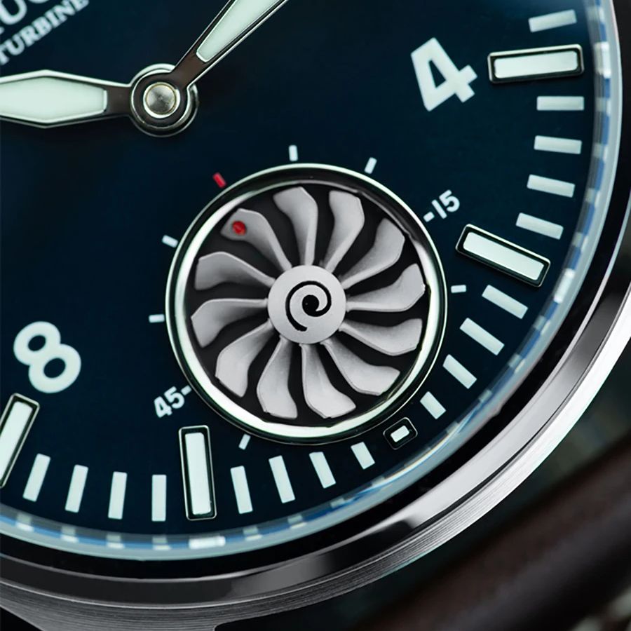 Hruodland 43mm Pilot Men's Man - đánh giá và giá Tourbillon Movement Watch