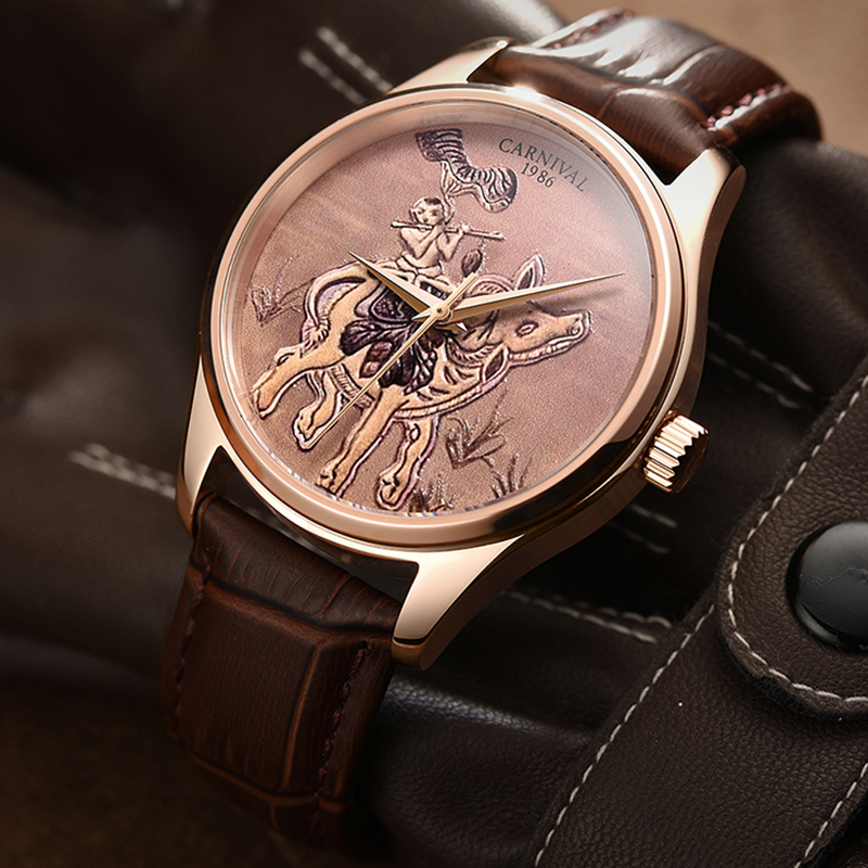 CARNIVAL Brand Fashion Zodiac  - đánh giá và giá Zodiac Luxury Watch