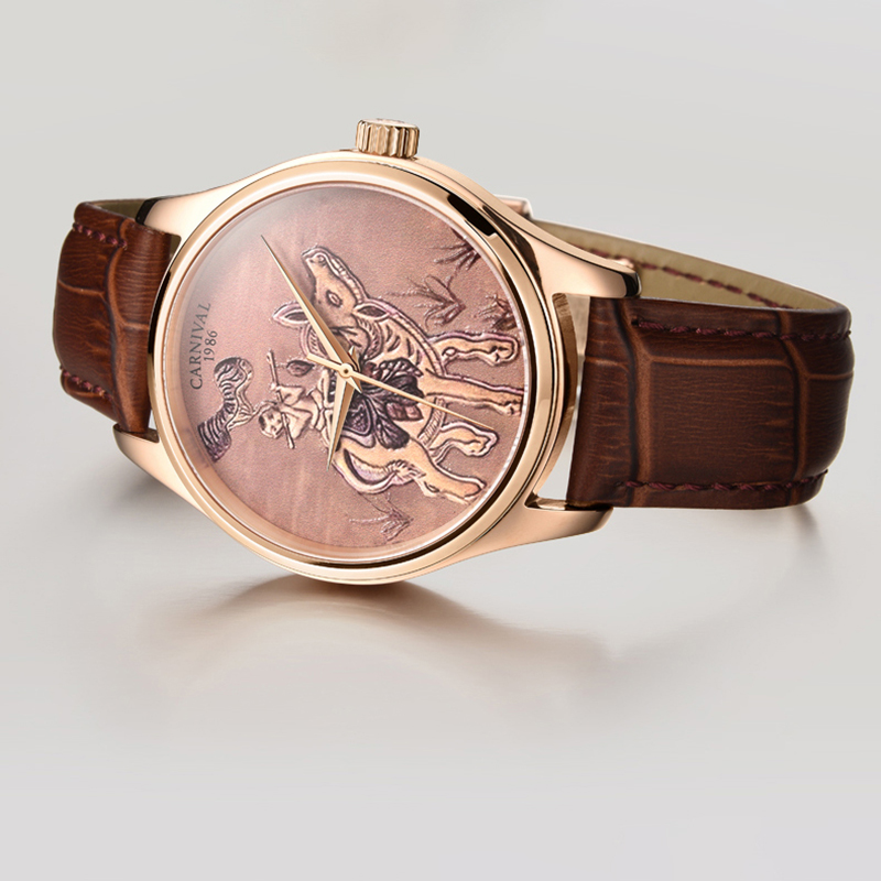 CARNIVAL Brand Fashion Zodiac  - đánh giá và giá Zodiac Luxury Watch