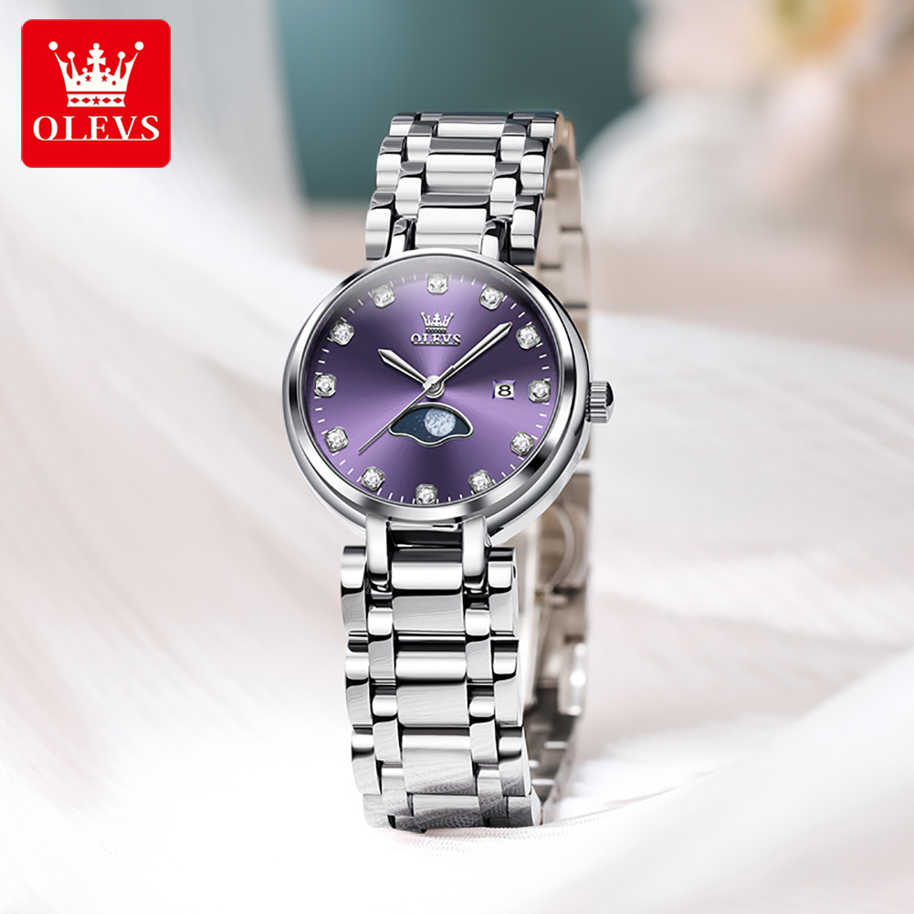 OLEVS Elegant Fashion Purple R - đánh giá và giá Lux Watch