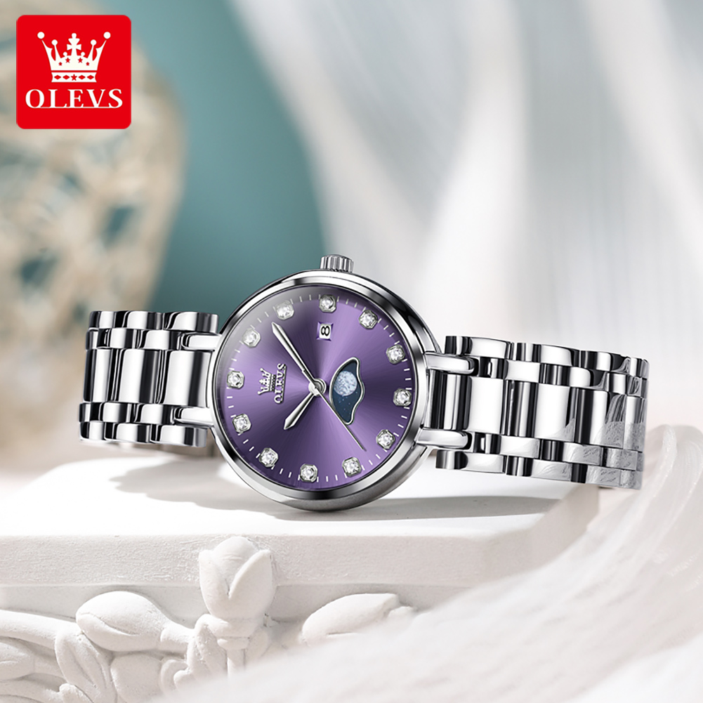OLEVS Elegant Fashion Purple R - đánh giá và giá Lux Watch