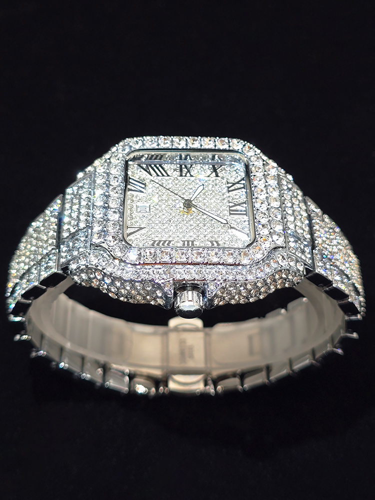 Men's Hip Hop Quartz Watch Fas - đánh giá và giá Luxury Watch Iceberg