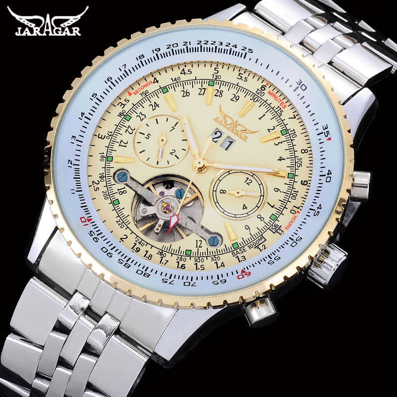 JARAGAR Nam Đồng Hồ Cao Cấp Dâ - đánh giá và giá Tourbillon Movement Watch