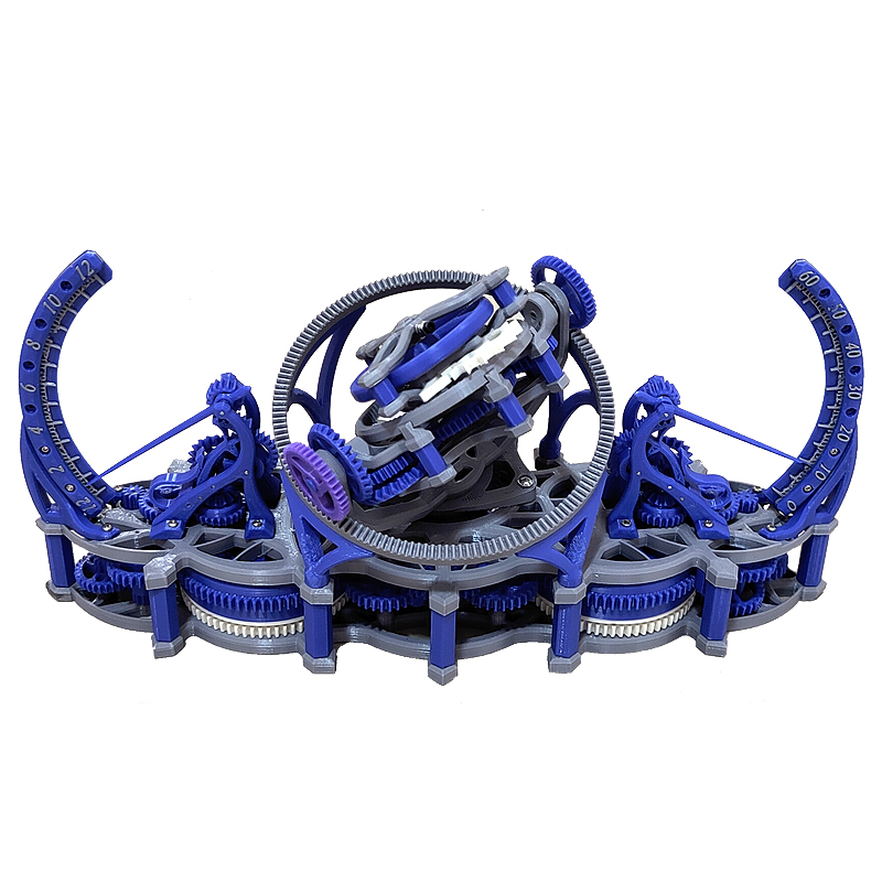 Random color 3d print tourbill - đánh giá và giá Tourbillon Movement Watch