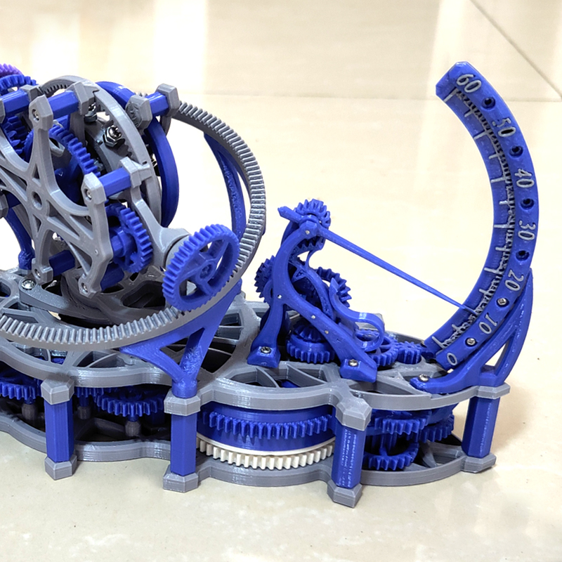 Random color 3d print tourbill - đánh giá và giá Tourbillon Movement Watch