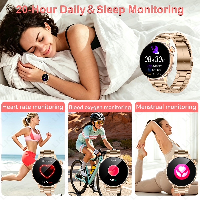 LIGE Luxury Women Smart Watch  - đánh giá và giá Luxury Watch On Wrist