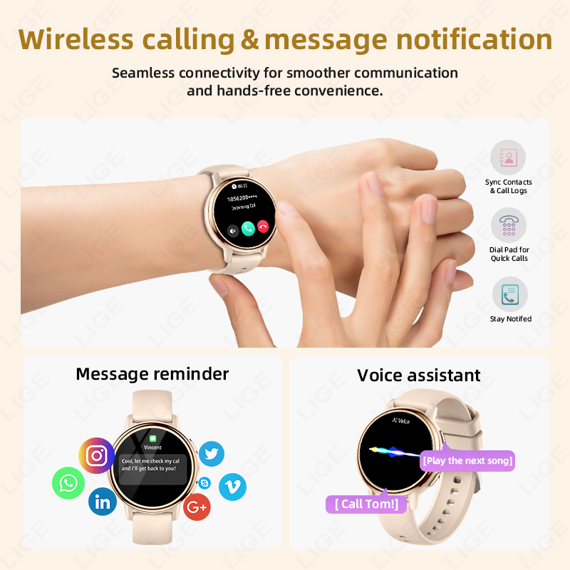 2026 LIGE Women Smart Watch Lu - đánh giá và giá Luxury Watch On Wrist