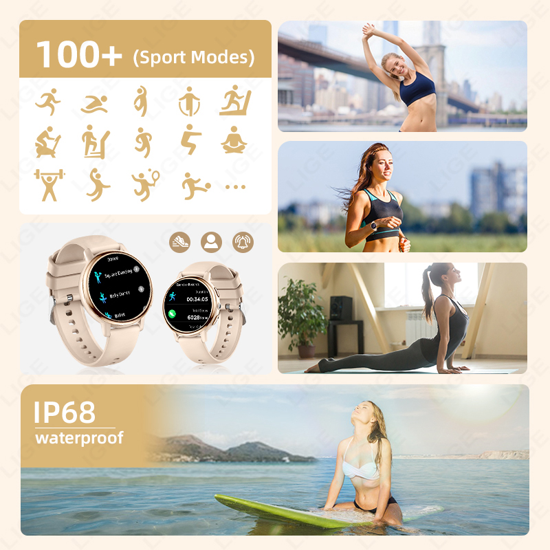 2026 LIGE Women Smart Watch Lu - đánh giá và giá Luxury Watch On Wrist