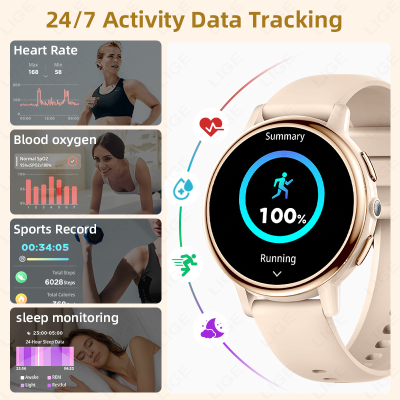 2026 LIGE Women Smart Watch Lu - đánh giá và giá Luxury Watch On Wrist