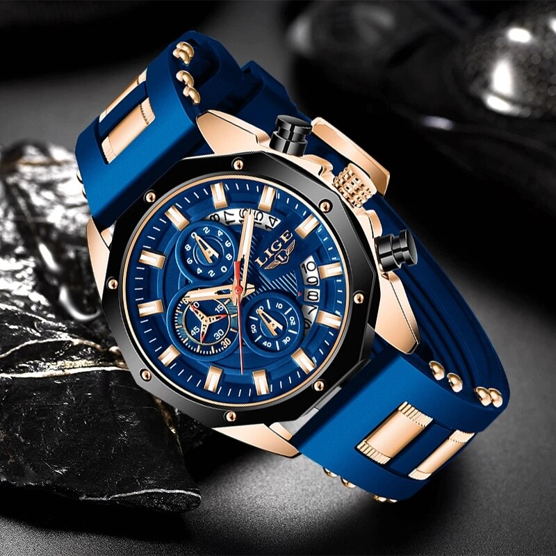 LIGE Fashion Men Watches Top B - đánh giá và giá Luxury Watch Investment