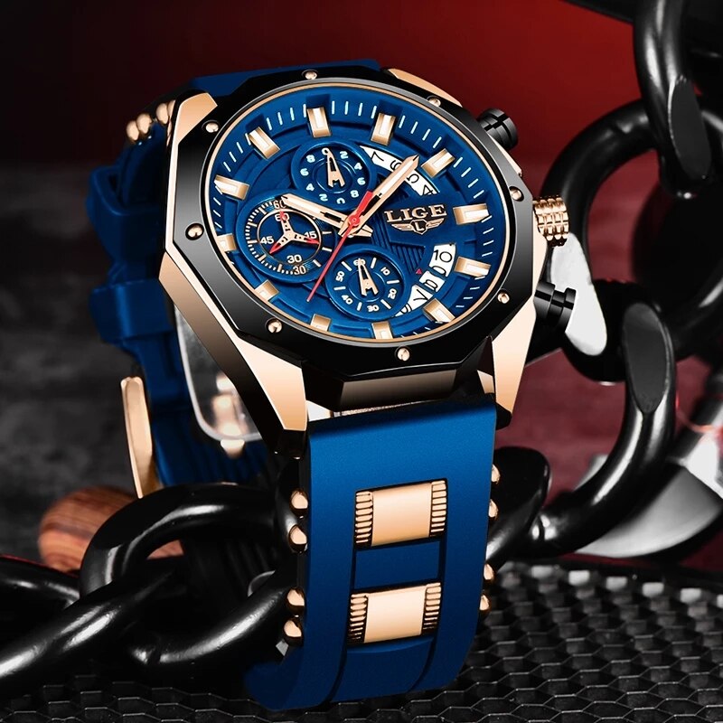 LIGE Fashion Men Watches Top B - đánh giá và giá Luxury Watch Investment