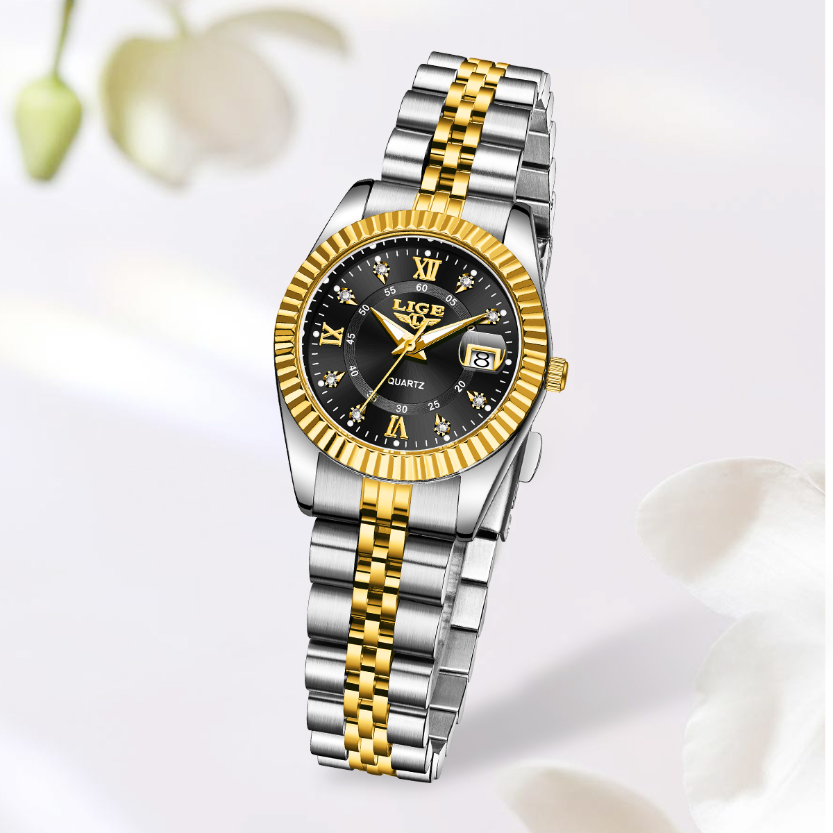 LIGE Fashion Elegant Women's Q - đánh giá và giá Luxury Watch Packaging Box