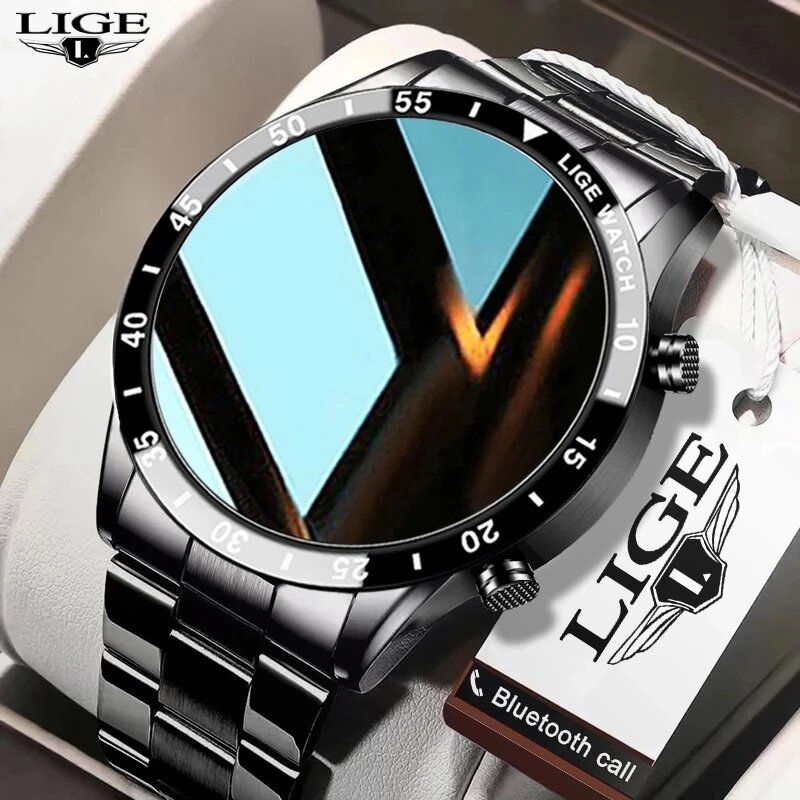 LIGE New Bluetooth Call Smart  - đánh giá và giá Luxury Watch On Wrist