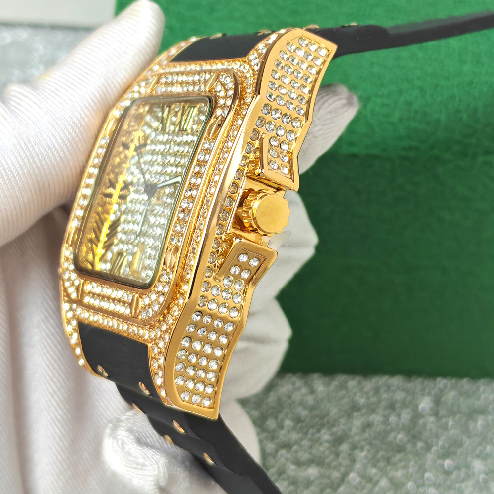 Hot Fashion Square Full Diamon - đánh giá và giá Luxury Watch Iceberg
