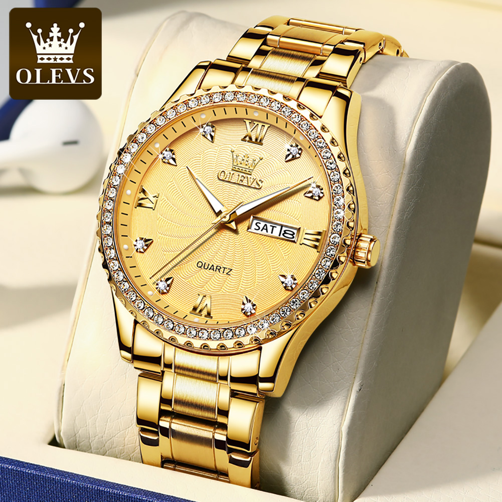 OLEVS 5565 Luxury Brand Quartz - đánh giá và giá Luxury Watch Investment