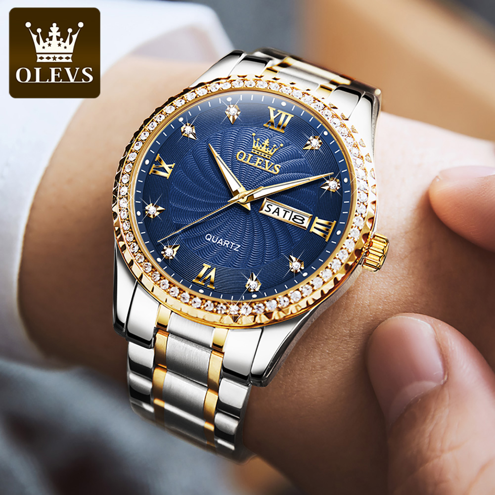 OLEVS 5565 Luxury Brand Quartz - đánh giá và giá Luxury Watch Investment