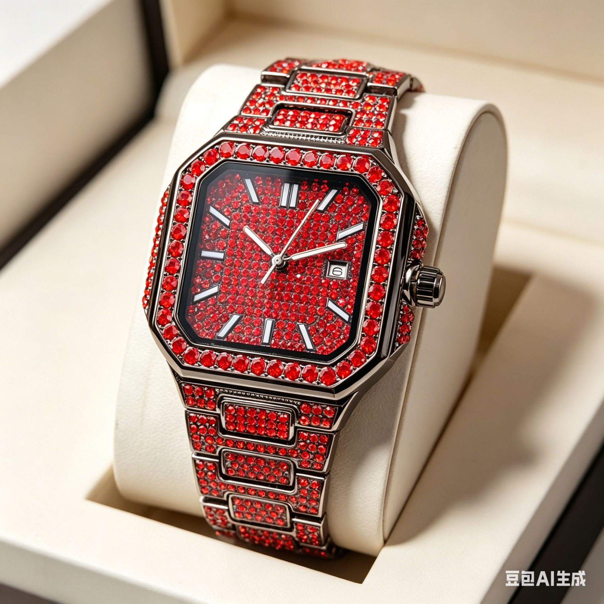 Luxury Square Ice Diamond Quar - đánh giá và giá Luxury Watch Iceberg
