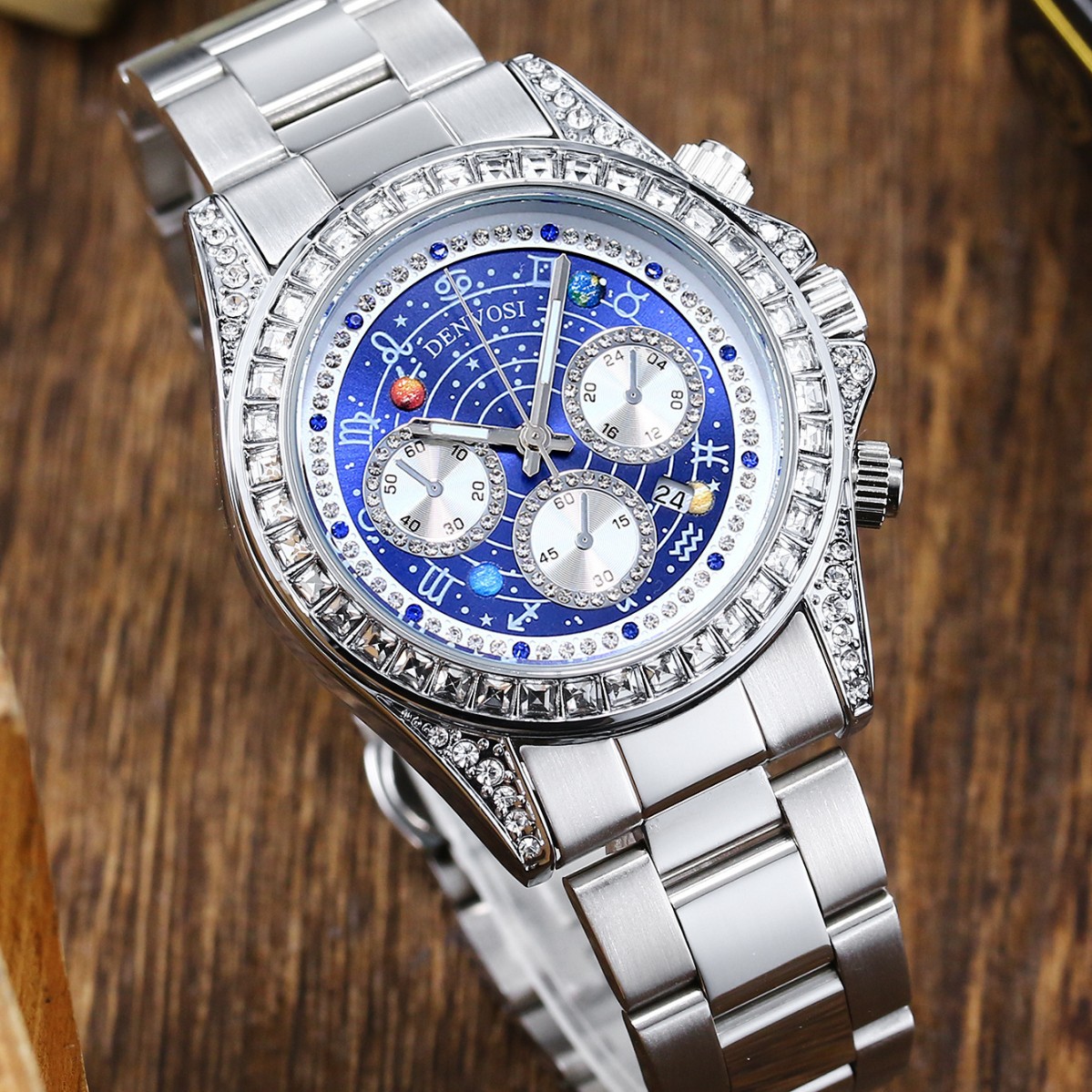 Men's new twelve zodiac planet - đánh giá và giá Zodiac Luxury Watch