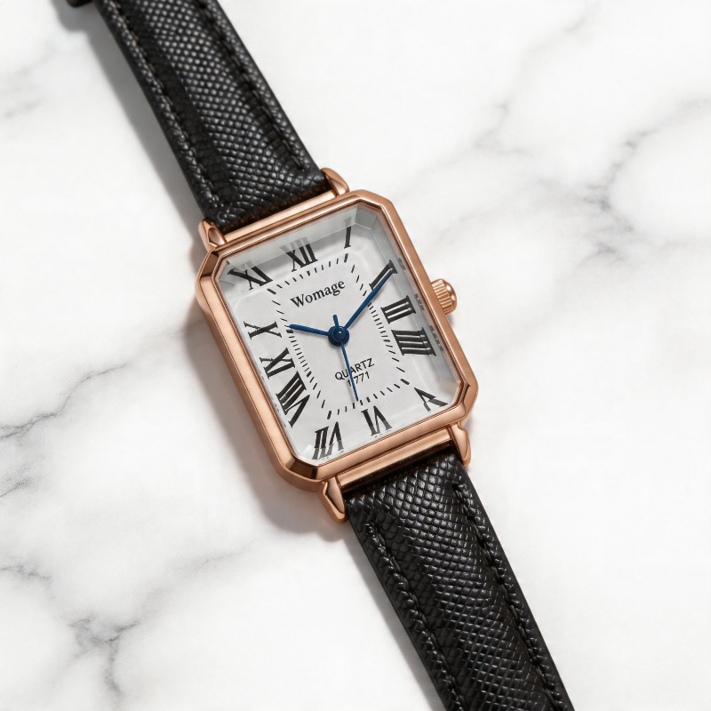 Fashion Rectangle Quartz Watch - đánh giá và giá Lux Watch