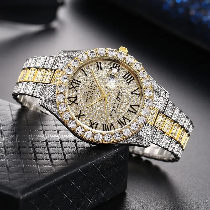 Hot‑Selling Gold Luxury Iced‑O - đánh giá và giá Luxury Watch Iceberg