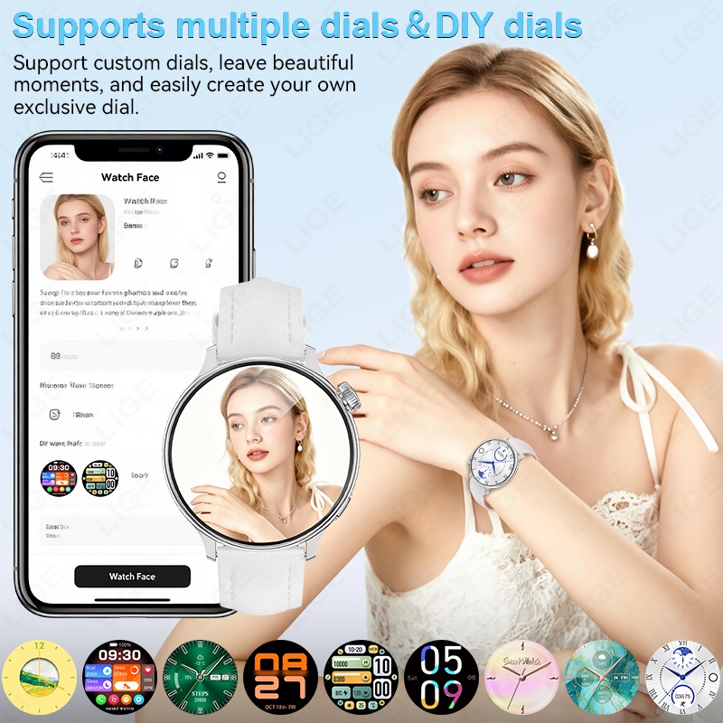 LIGE Luxury Women’s Smart Watc - đánh giá và giá Luxury Watch On Wrist