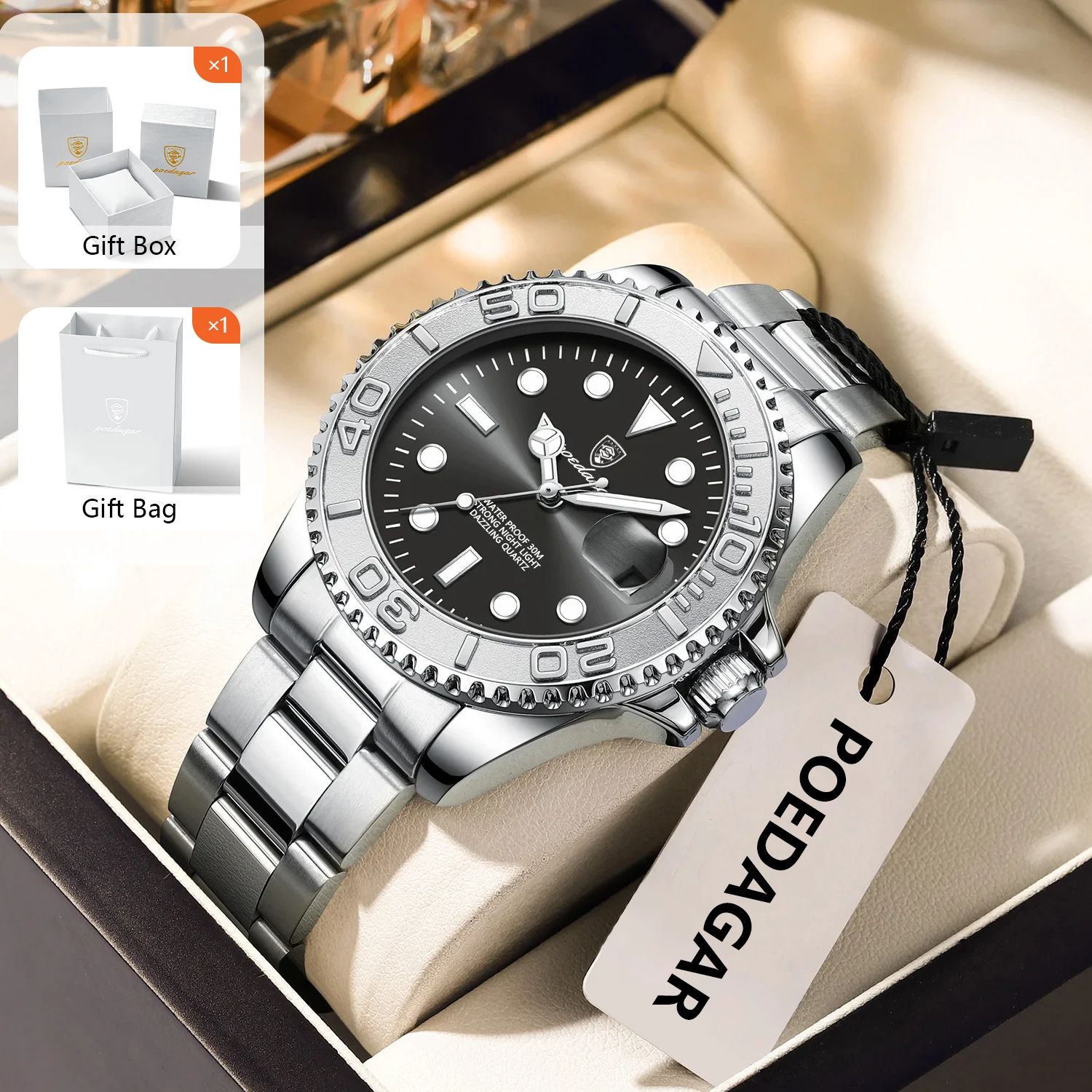 POEDAGAR Trendy Sport Man Watc - đánh giá và giá Luxury Watch And Bracelet