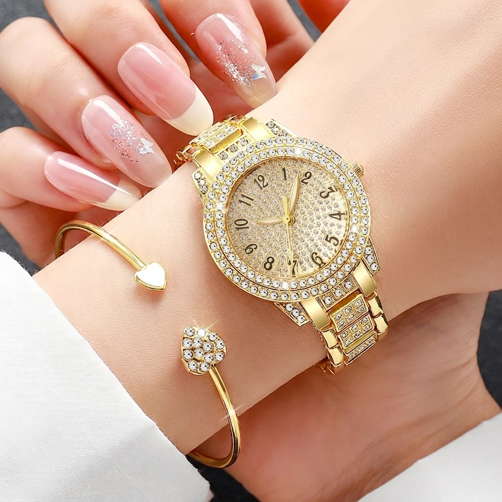 6PCS Fashion Rhinestone Women  - đánh giá và giá Lux Watch