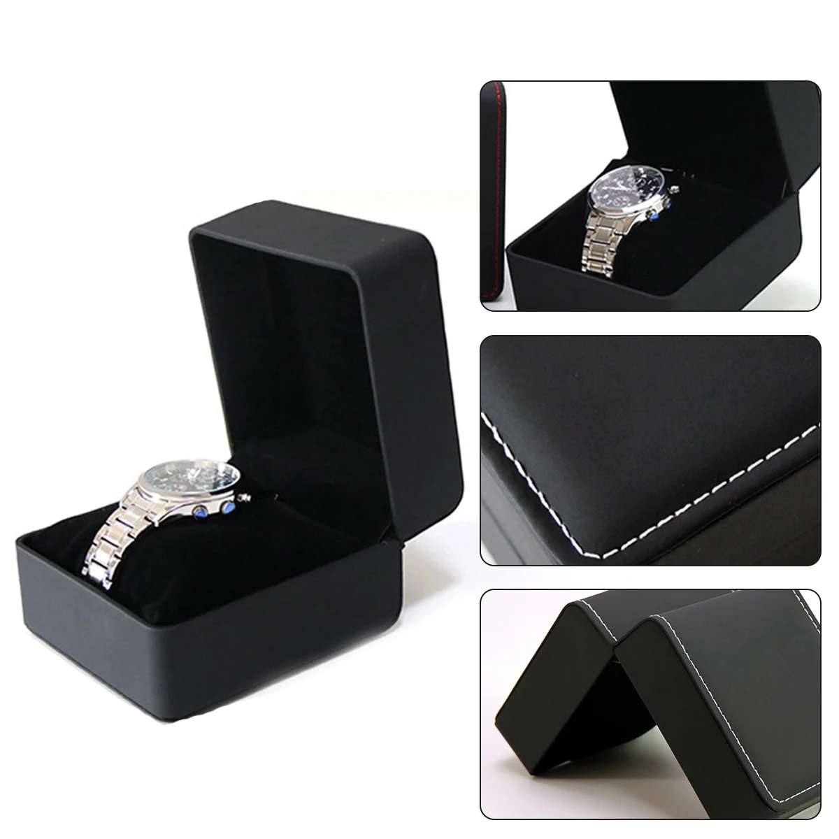 Luxury Watch Case Pu Leather J - đánh giá và giá Luxury Watch Packaging Box