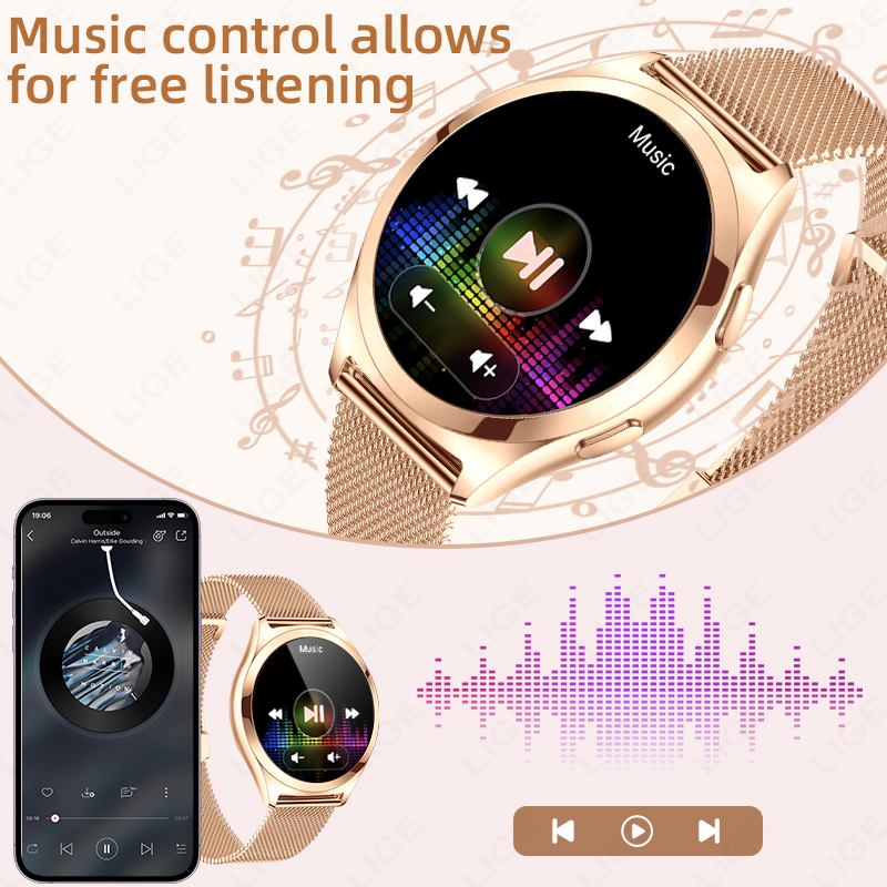LIGE Luxury Smart Watch For Wo - đánh giá và giá Luxury Watch On Wrist