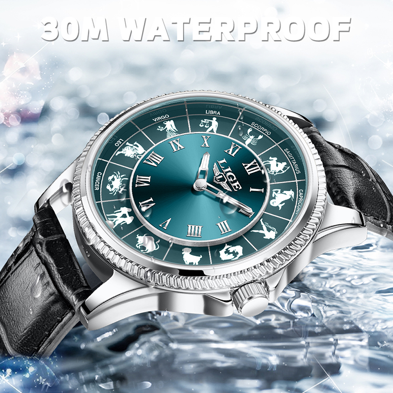LIGE Zodiac Men Watch Top Bran - đánh giá và giá Zodiac Luxury Watch