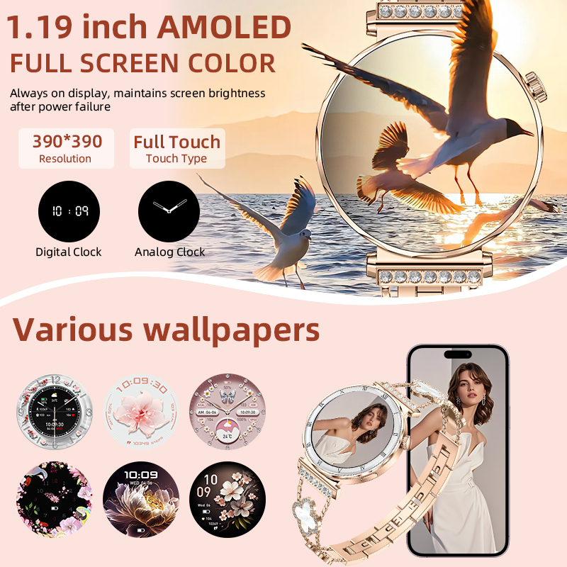 LIGE Luxury Smart Watch Women  - đánh giá và giá Luxury Watch On Wrist