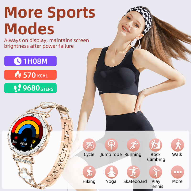 LIGE Luxury Smart Watch Women  - đánh giá và giá Luxury Watch On Wrist