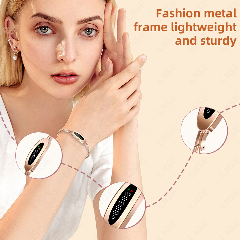 LIGE 2026 Hot Smart Bracelet L - đánh giá và giá Luxury Watch On Wrist