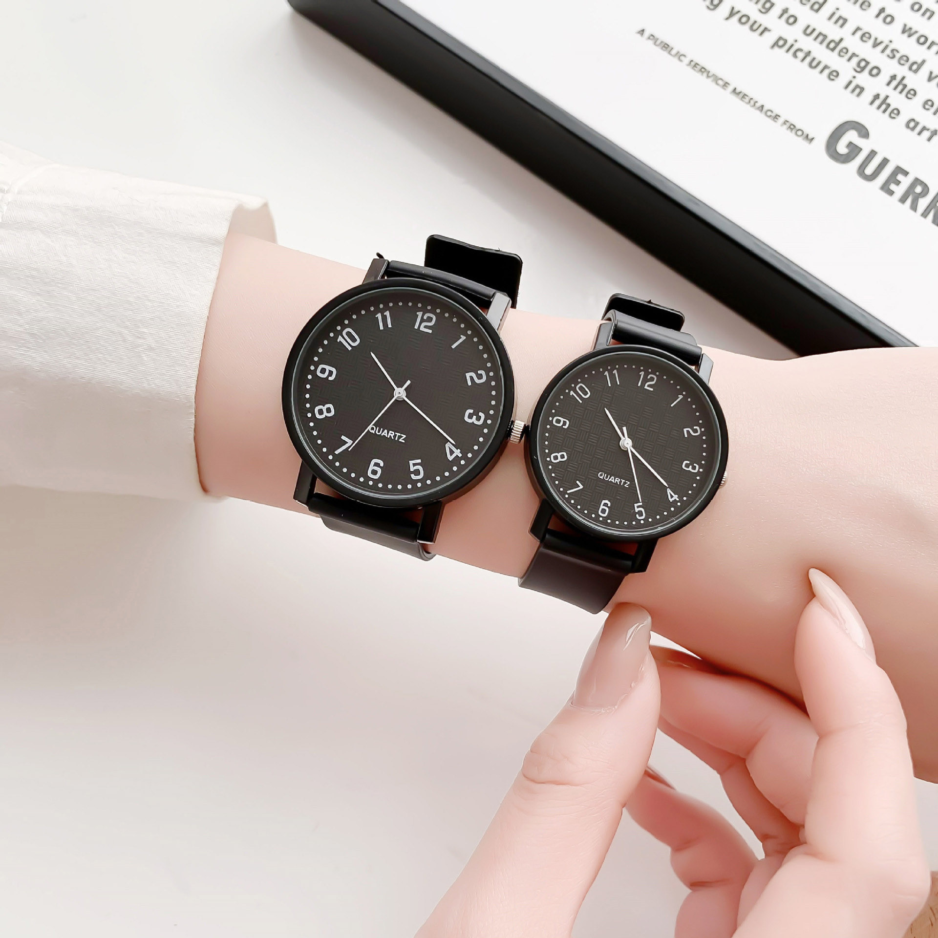 Simple Black Watch Quartz Watc - đánh giá và giá Luxury Watch Leather Strap