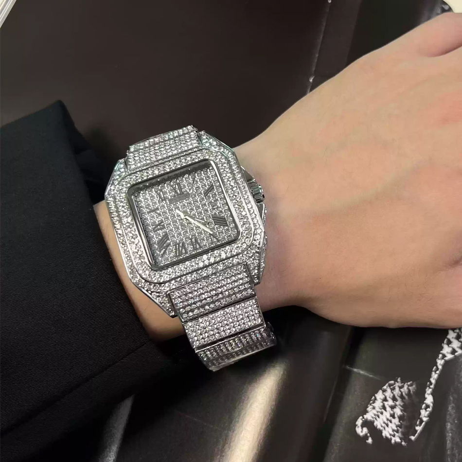 Gold or Black Watch Ice Out Sq - đánh giá và giá Luxury Watch Iceberg